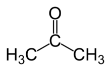 Acetonuria - az aceton képlete